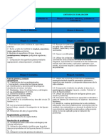 6º. Contenidos y Criterios de Evaluación Pendientes