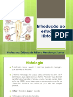 AULA 1 Introdução Ao Estudo Da Histologia