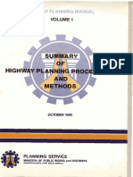 Highway Planning Manual Volume 1 PDF