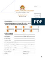 Teerthanker Mahaveer University: Application Form