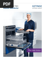 Washer-Disinfector: Getinge WD15 Claro