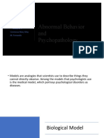 Abnormal Behavior and Psychopathology