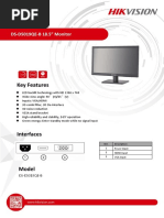 HikVision DS-D5019QE-B 18.5" Monitor PDF