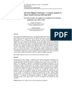 The Emerging Trend of The Flipped Classroom: A Content Analysis of Published Articles Between 2010 and 2015