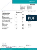 Test Name Value Unit Biological Ref Interval Biochemistry Liver Function Test (LFT)