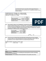 Marketing Test Mark Scheme