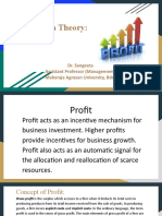 Distribution Theory - Profit