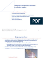 Chapter 3 Crystal Growth, Wafer Fabrication and Basic Properties of Silicon Wafers