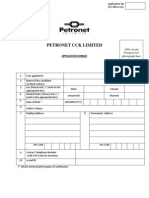 Petronet CCK Limited: Application Format