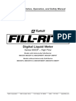 Digital Liquid Meter: Owners Installation, Operation, and Safety Manual