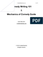 Comedy Writing 101 Mechanics of Comedy Guide: Jared Volle, M.S