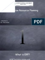 Enterprise Resource Planning: Made by - Pavan Mathur Prateek Kedia