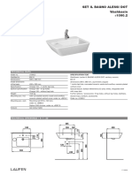 Ficha Tecnica Lavamanos Alessi Dot 8.1090.2