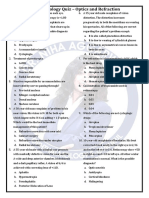 Ophtha Quiz - Optics and Refraction