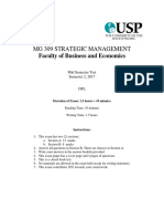 Mid Semester Test MG309DFL-16-8-2017