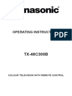 TX-48C300B: Operating Instructions