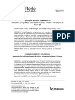 Educação Remota Emergencial Elementos para Políticas Públicas Na Educação Brasileira em Tempos de Covid-19 - 2020 PDF