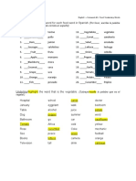 Homework #4 - Food Vocabulary