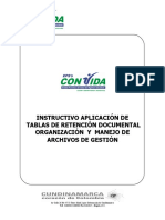 INSTRUCTIVO TRD Alcaldía