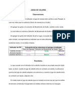 Actividad de Química - Experimento