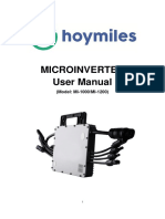 Microinverter User Manual: (Model: MI-1000/MI-1200)