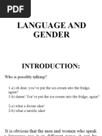 Language and Gender