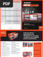 Kubota GL Generator Brochure