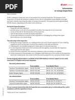 Information On Energy Inspections