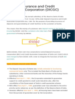 Deposit Insurance and Credit Guarantee Corporation (DICGC)