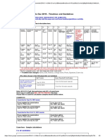 Jul To Dec 2019 - Timelines and Guidelines