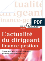 (Best of DFCG 2) Coll.-L'actualité Du Dirigeant Finances-Gestion. - Tome 2, Financiers, Des Acteurs Engagés Au Sein de L'entreprise-Eyrolles (2013)