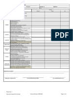 Check List Preoperacional Grua