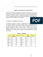 Lectura Complementaria - Unidades de Medida Usadas en Topografía