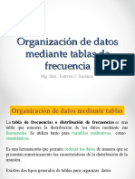 Organización de Datos en Tablas de Frecuencia - 2020