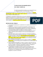 Memoria Descriptiva para Estudios de Ingeniería Básica