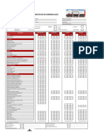 Check List de Inspección de Encapsulado, Plataforma, Cisterna, Bombona - Estandar (MMG) - HOMOLOGACION