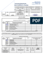 Learning Agreement For Exchange Students Zoha Khaliq 61536