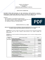 MDC Resolution SAMPLE