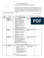 Act 142 Course Outline Course Title: Auditing and Assurance: Concepts and Applications 1