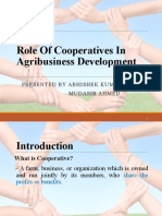 Role of Cooperatives in Agribusiness Development (Nikunj & Priyam)