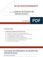 Indicadores de Gestion Del Mantenimiento PDF