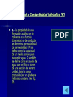 Permeabilidad o Conductividad Hidráulica (K)