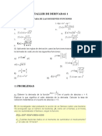 Taller de Derivadas 1