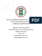 Factores Físicos Sobre El Crecimiento Microbiano