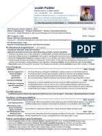 ArunabhPodder MIM MBA CV PDF