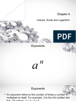 Exponent, Surd and Logarithm