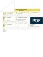 MIF Schedule 2020-2021 Part-Time General Track