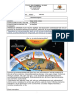 Ciclo VI Guía 1 Química Calentamiento Global