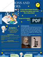 Inventions and Inventors: Learn About Famous Inventors and Their Inventions and Write Ideas About Them!