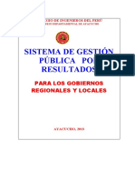 Sistema de Gestión Pública Por Resultado